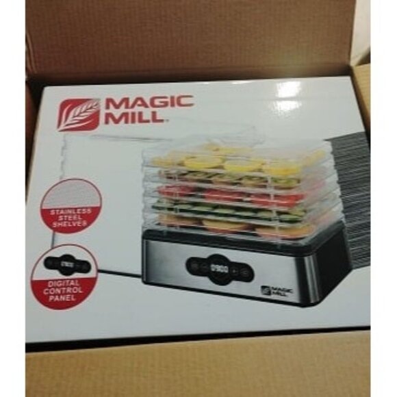 New Food Dehydrator Machine | 5 Stackable Stainless Steel Trays - Picture 1 of 3